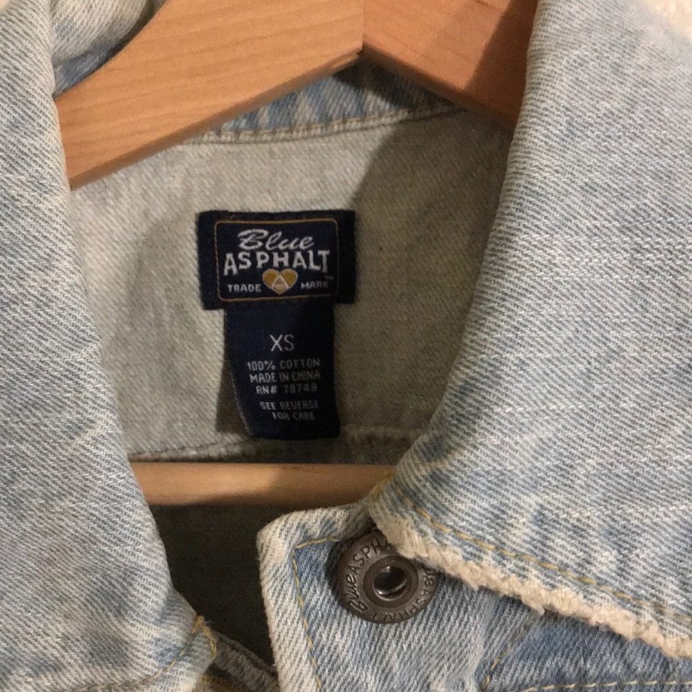 Denim vest crop - Picture 2 of 3